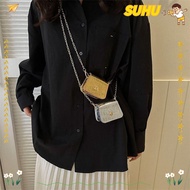SUHU Crossbody Bags, Mini Simplicity Shoulder Bag, Cute Chain PU Versatile Handbag Lipstick