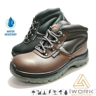 IWORK men water resistant safety shoes safety boots light weight|kasut besi kalis air IWORK