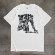 Crime 84 - Live at Youthreaction | Original Merchandise White Tshirt