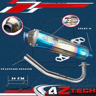 Standard racing muffler snout knochi aztech exhaust