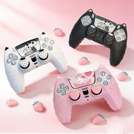 Strawberry Series Silicone Soft Protective Cover For PS5 Skin For Sony Dualsense 5 PS5 Controller Ca