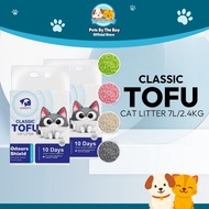 Pasir Kucing Tofu🔥7L/2.4KG🔥【PEIEN】Cat Tofu Premium Super Clumping Natural Litter Tofu Cat Litter San