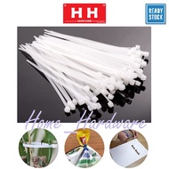 ( High Quality ) Cable Tie - White;Putih ( 100pcs/pack ) 扎带 ~Haha Home Hardware~