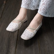 NAMASKARA Edeline Mesh Flatshoes Ballet Flats
