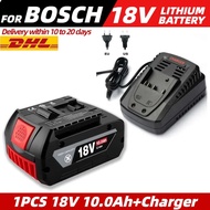18V10.0Ah100%NEW  for Bosch rechargeable battery, suitable for tool BAT609 BAT618 GBA18V80 18650high