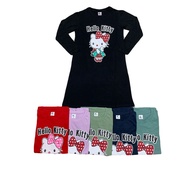 Size(2-17 years) Baju T-shirt Labuh Lengan Panjang Kanak-Kanak Perempuan Hello Kitty
