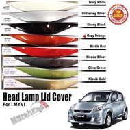 Perodua Myvi Old Custom Fit ABS Car  Headlamp  Eyelid (Ozzy Orange)