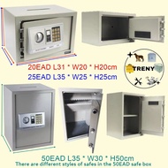 TRENY Drop In Postal Slot Digital Safe Box Deposit Locker Safety Box Security Peti Keselamatan EAD