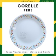 Corelle Febe Loose Replacement Plate &amp; Bowl (Sold Individually) Pinggan Mangkuk