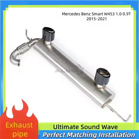 Exhaust system muffler for Mercedes-Benz Smart W453 1.0 0.9T 2015-2021 Catback exhaust pipe with two