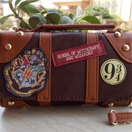 【A Creative】 Harry Potter Hogwarts PU School Badge Shoulder Bag Tote Bag Gifts for Kids