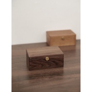 Small Golden Bean Storage Box Solid Wood Box Mini Gold Bar Gold Storage Special Box Exquisite Jewelr