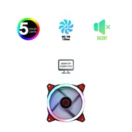 OKER Cooling Fan Model G1225 5-Color LED Lights