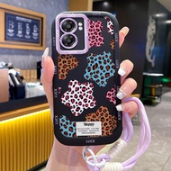 OPPO A57 2022 A77 2022 A57s A57e A77s Case Drawing Stars With Lanyard