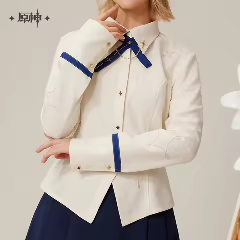 [Genuine] Albedo Shirt MiHoYo Official Original Genshin Impact Albedo Theme Impression Shirt Doujin 