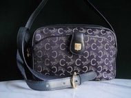 輝煌年代 OLD ERA _早期二手老包義大利製CELINE馬車老花肩背包