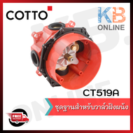 CT519A ชุดฐานสำหรับวาล์วฝังผนัง รุ่น COTTO PROs ใช้กับ CT516A COTTO