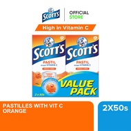 Scott's Vitamin C Pastilles Orange Value Twin Pack (2 x 50's)