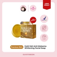 Precious Skin Thailand Gold 24K Whitening Anti-Melasma Facial Soap 