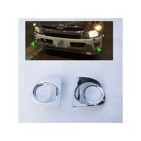 FDONG Chrome Fog lamp Cover for HINO 300 DUTRO 2012 XZU710R XZU600R XZU720 WU720