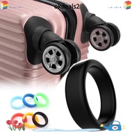 DEALSHOP 2Pcs Rubber Ring, Silicone Thick Flat Luggage Wheel Ring, Durable Elastic Flexible Stretchable Wheel Hoops Luggage Wheel