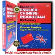 Buku KAMUS PENTING ESSENTIAL INGGRIS CHINESE (Mandarin) INDONESIA Kamus Bahasa Indonesia China Indo
