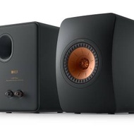 KEF LS50 Meta 黑色揚聲器 + 原裝腳架