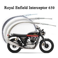 ใช้เวลาทำ 2-3วัน สายครัช สายคันเร่ง RE 650 อินเตอร์ รอยัล เอนฟิลด์ Royal Enfield Interceptor 650 สาย
