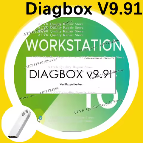Diagbox 9.91 VM Version L-exia PP2000 Diagnostic Software Diagbox 9 91 OBD2 Scanner Auto Repair Code
