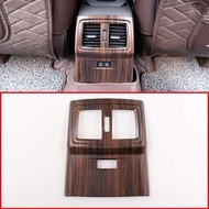 Pine Wood Grain For BMW X1 F48 2016-19 TYPE ABS Rear Air Conditioning Vent Frame Trim For BMW X2 F47