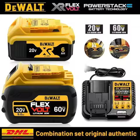 100% Original Dewalt 20V Battery, 2Ah~9Ah Rechargeable Lithium Ion Battery, Dewalt DCB202 DCB206 Pow