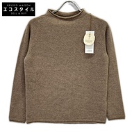 TOYOBOUSHI YODO 15IT-PC3301 棕色 100% 羊絨高領針織衫，2 碼 [二手]