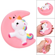 Cute Squishy Moon Unicorn  Scented Slow Rising SqueezeToys Anti-stress Toys