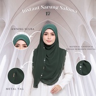 INSTANT SARUNG SALOMA KAIN HEAVY CHIFFON AWNING SCUBA
