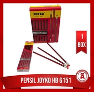 (144 pcs) Pensil 2B Joyko 6151 HB / Pencil For Computer Scanning