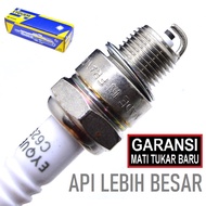 Eka Motor Busi Eyquem 2T 2 Tak Rx King Fizr Rxk Rc Drat Pendek Api Lebih Besar Grade A Mati Ganti Ba