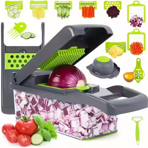 22 in 1 Multifunctional Vegetable Chopper Onion Chopper Handle Food Grate Food Chopper Kitchen tools