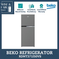 BEKO Fridge 372 Litre | 2 Door Refrigerator Top Freezer (RDNT371I50VS)