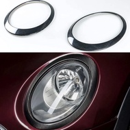 Mini cooper F55 F56 F57 Carbon fiber front headlamp cover trim garnish headlight head lamp light lip