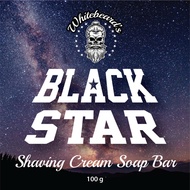 Whitebeard's Black Star Shaving Cream Soap Bar