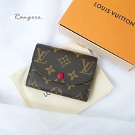 Louis Vuitton LV Women's Wallet Pink Lining ROSALIE Presbyopic Coin Purse With Box & Anti-Dust Bag M