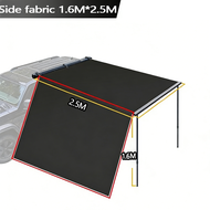 (สินค้าจากไทยพร้อมส่ง)Car Awning ม่านบังแดดข้างรถยนต์ กันสาดข้างรถยนต์แคมป์ปิ้ง Car Awning For Campi
