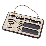 Deco Wooden Wifi Board to decorate wifi information TW02