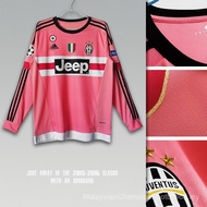 [Long Sleeve T-Shirt SSS+]15-16juventus Long Sleeve T-Shirt Outside Retro Juventus Football T-Shirt 