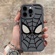 Anti shock hitam premium Mode luar negeri Spider-Man cowok hp Casing infinix note 50 pro 5g Smart 8 