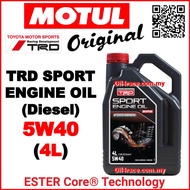 MOTUL TRD SPORT DIESEL ENGINE OIL (4L) 5W40 VL ( FOR DIESEL )