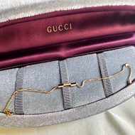 Gucci 18K金 黑色琺瑯手鍊