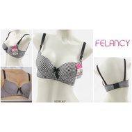 Women's Wire Bra Size 32A Full Cup FELANCY Thick Foam Pattern Underwear/Underwear 022F