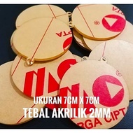 ACRYLIC MEDAL MATERIAL 7CM X 7CM