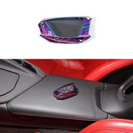 Remote Key Fob Case Cover For Chevrolet C8 Corvette Z51 2020-2024 Keyless Shell Trim Car Accessories